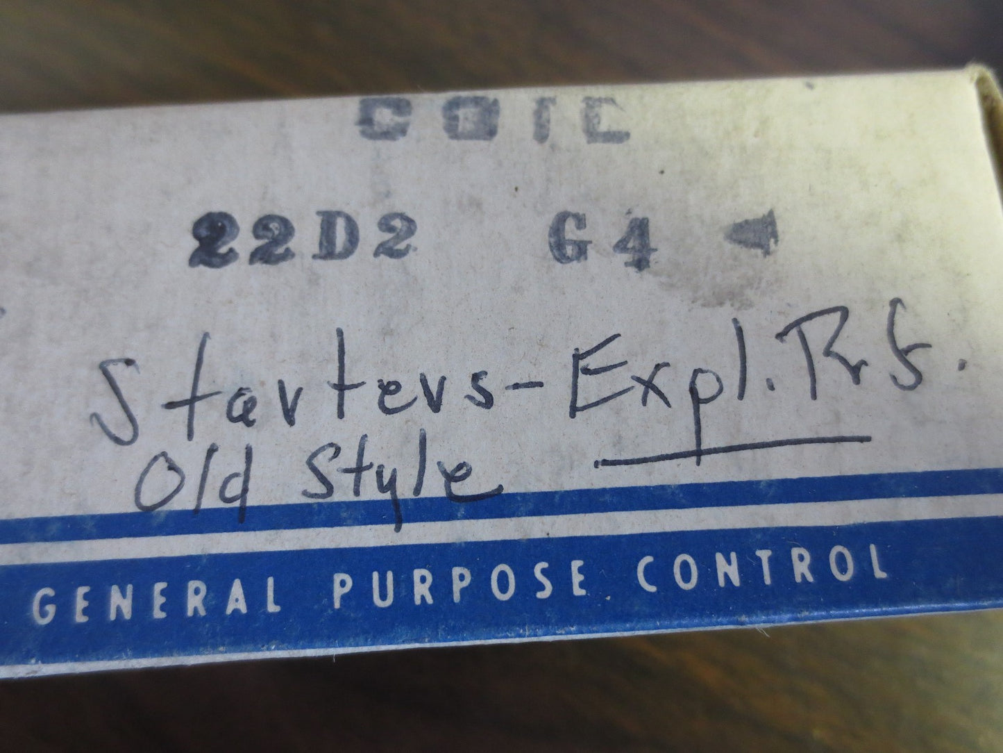 GENERAL ELECTRIC 22D2G4 COIL for OLD-STYLE EXPLOSION-PROOF STARTERS NEW SURPLUS