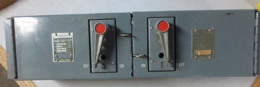 FEDERAL PACIFIC QMQB-3336 TWIN PANELBOARD SWITCH - 30A, 600VAC, 3POLE