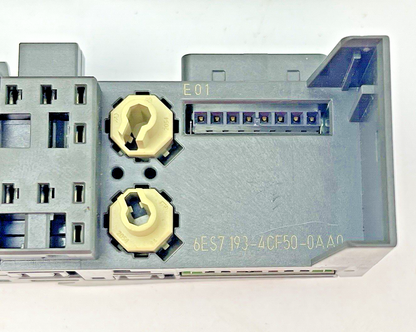 SIEMENS *LOT OF 2* 6ES7 193-4CF50-0AA0 SIMATIC S7 TM-E30C46-A1 TERMINAL MODULES