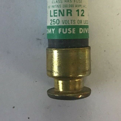 ECONOMY LENR 12 FUSE CLASS RK5 ECON-LIMITER 250VAC 12A ***LOTOF10***