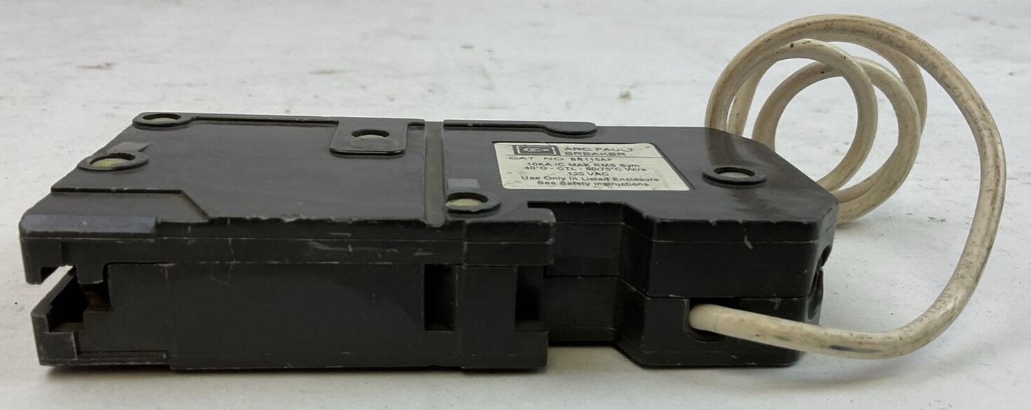 CUTLER HAMMER BR115AF ARC FAULT CIRCUIT BREAKER 15AMP 1POLE 120VAC