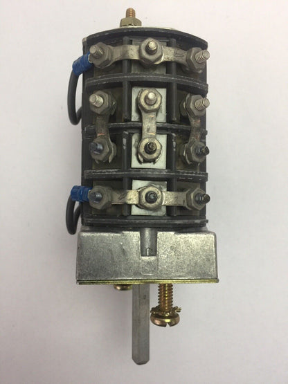 WESTINGHOUSE 658A615G02 TYPE W2 SWITCH 600V 20A ROTARY SWITCH MISSING HANDLE