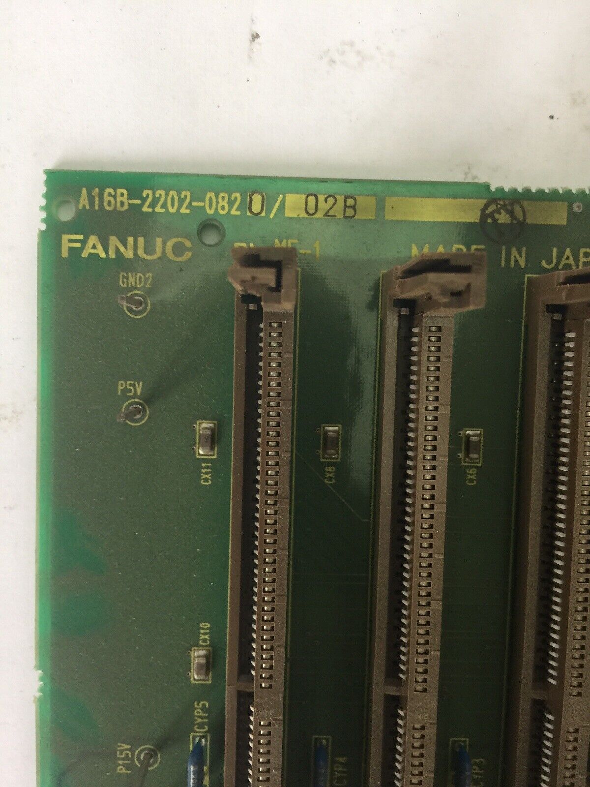 FANUC A16B-2202-0820/02B AUX. AXIS CONT PCB