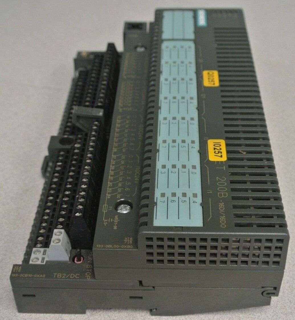 SIEMENS 200B-16DI/16DO 133-0BL00-0XB0 193-0CB10-0XA0 PLC I/O MODULE PROFIBUS-DP