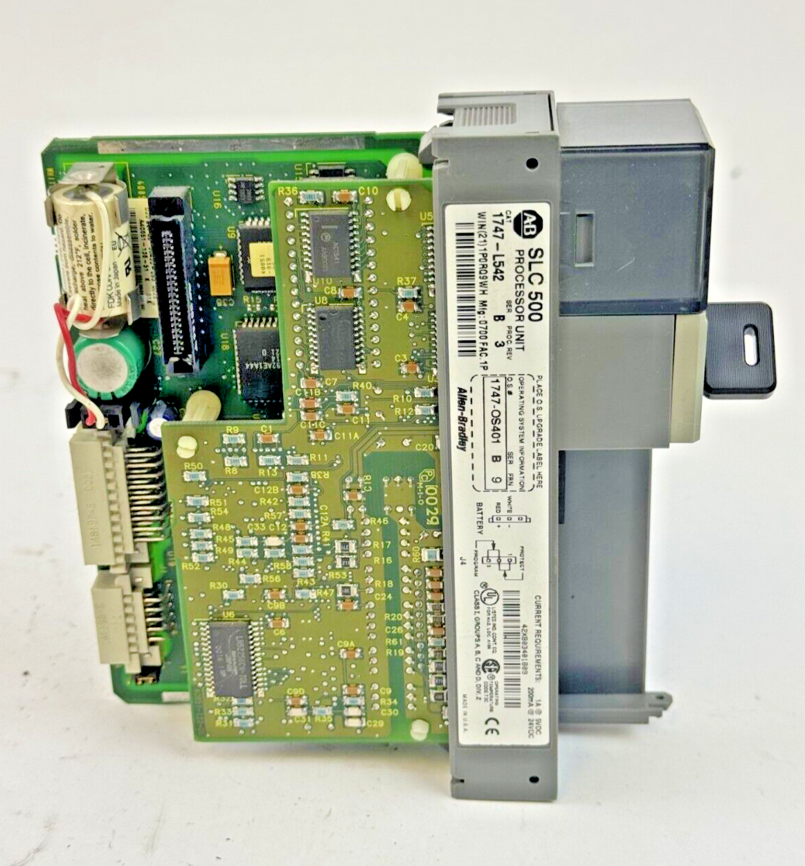 ALLEN-BRADLEY - 1747-L542 SER. C REV. 3 FRN: 9 - SLC 500 CPU PROCESSOR *NO DOOR*