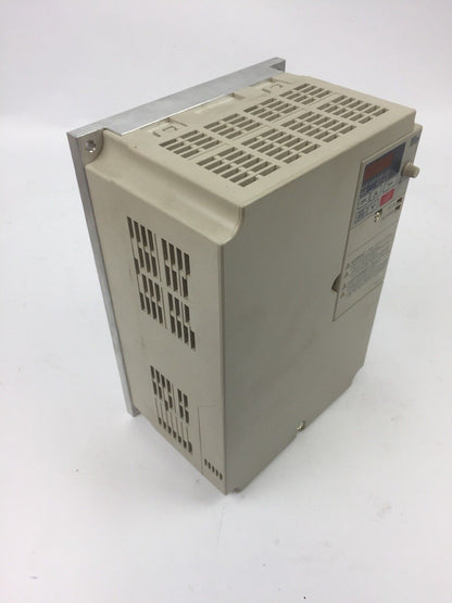 YASKAWA ELECTRIC CIMR-V7RU45P50 OUTPUT 0-460VAC 14.8A INPUT 380-460VAC 19.6A 3PH