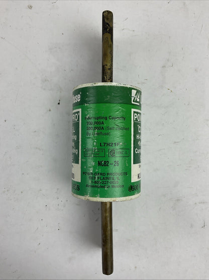 LITTELFUSE KLPC800 600VAC 800A POWR-PRO CLASS L HI-INTERRUPTING TIME DELAY FUSE