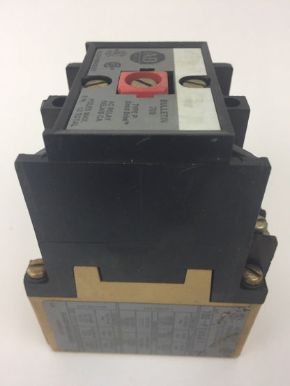 ALLEN BRADLEY 700-P200A1 AC RELAY SER B 115-120V 60HZ 110V 50HZ COIL
