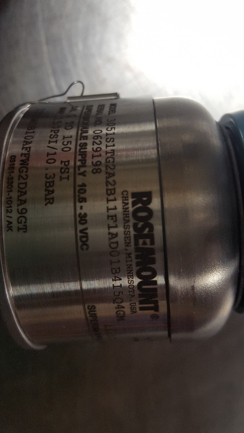ROSEMOUNT 3005ZAFD01I5GM 3051S1TG2A2B11F1AD01B4I5Q4GM DP0001-2030-S6