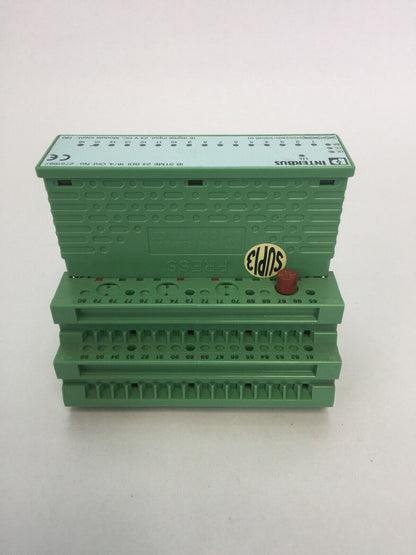 PHOENIX CONTACT IB ST24 BDI INTERBUS 16 DIGITAL INPUT 24VDC IB STME 24 BDI 16/4