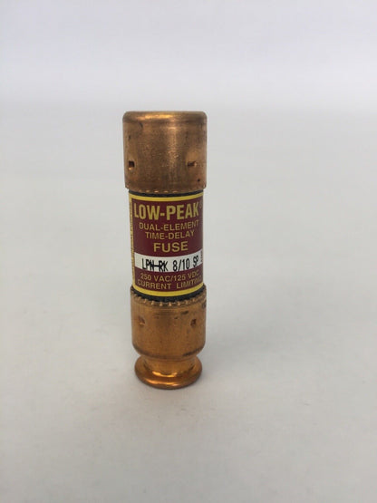 LOW-PEAK LPN-RK-8/10SP DUAL ELEMENT TIME-DELAY FUSE 8/10A 250VAC (BOX OF 10)