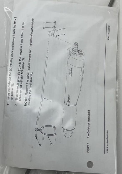 NORDSON 1602227 ION COLLECTOR KIT ENCORE AUTOMATIC PE GUN