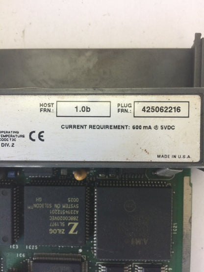 ALLEN BRADLEY 1747-SN REMOTE I/O SCANNER  SER B  FRN 1.0B