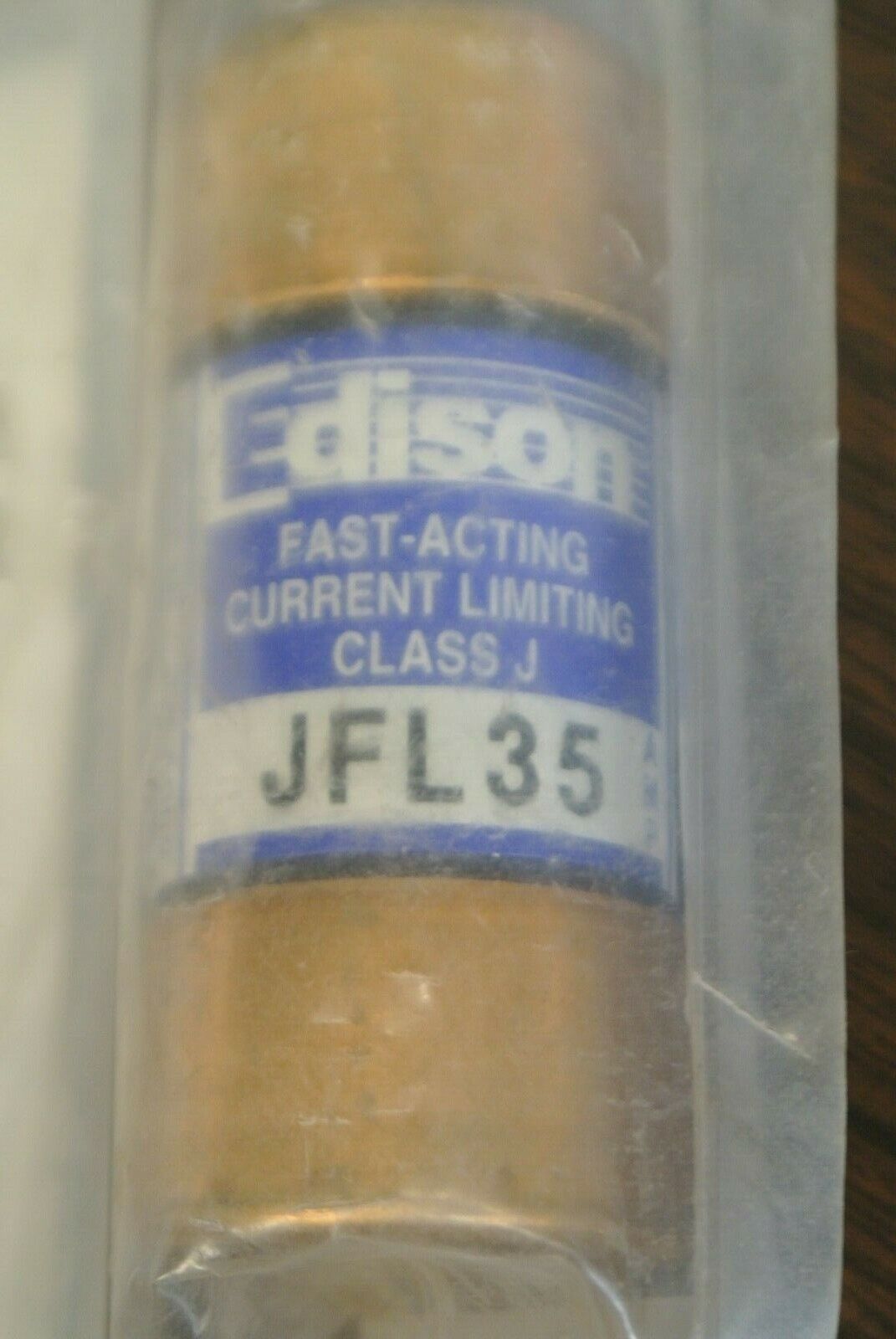 EDISON JFL35 FAST-ACTING CURRENT-LIMITING CLASS J FUSE / 35A, 600V / NEW SURPLUS