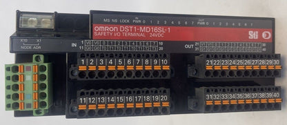 OMRON DST1-MD16SL-1 SAFETY I/O TERMINAL 24VDC