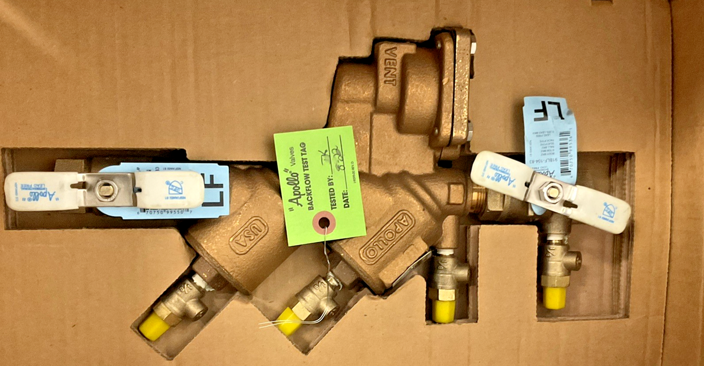 APOLLO RPLF4A  3/4" BACKFLOW PREVENTER VALVES 175PSI