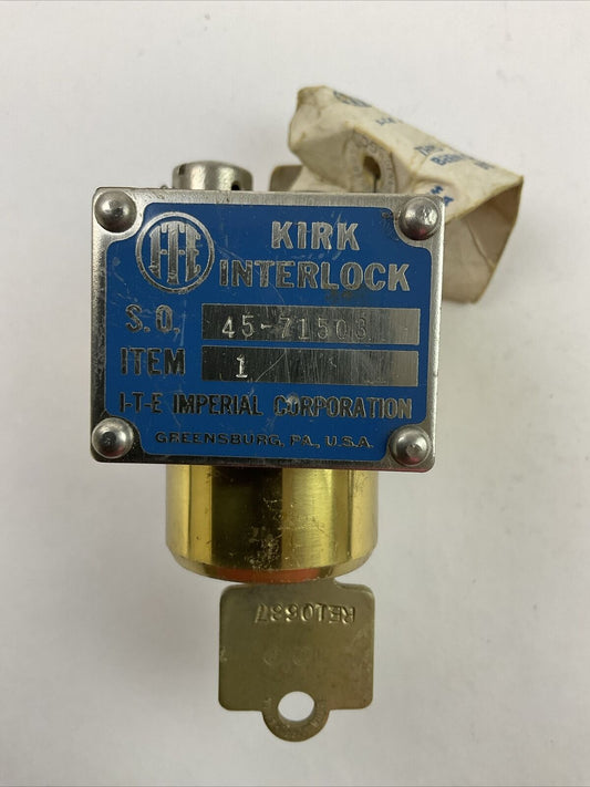 ITE KIRK INTERLOCK S.O. 45-71503 YALE RE10687