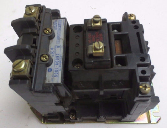 ALLEN-BRADLEY 500L-AOD92, Ser. B LIGHTING CONTACTOR w/ CB236 COIL