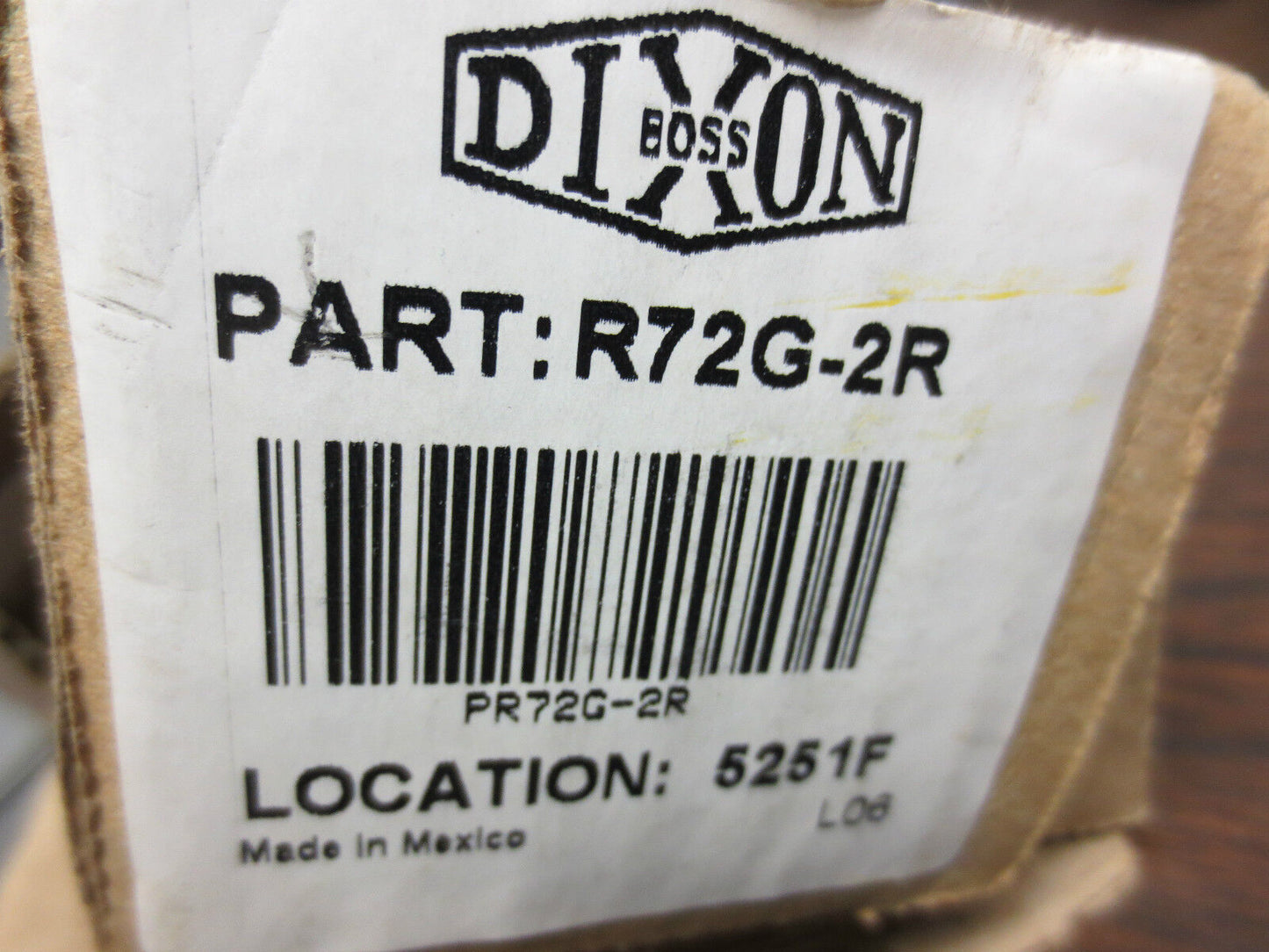 DIXON R72G-2R 1/4" PRESSURE REGULATOR - NEW SURPLUS - NO GAUGE