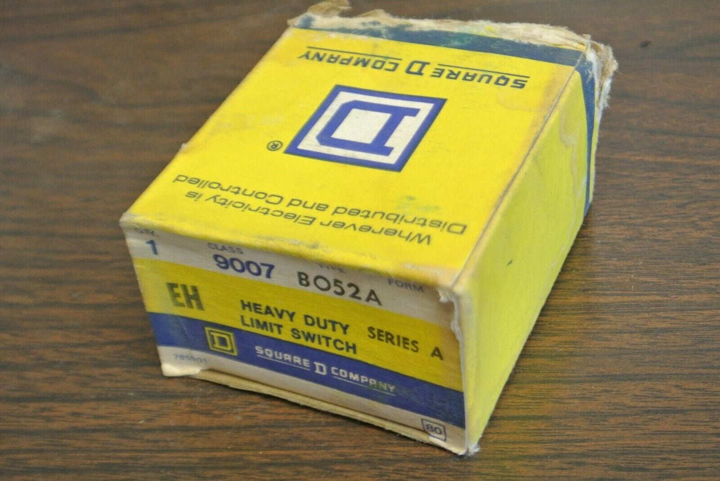 SQUARE D 9007 BO52A Ser. A / HEAVY DUTY LIMIT SWITCH / NEW SURPLUS in BOX