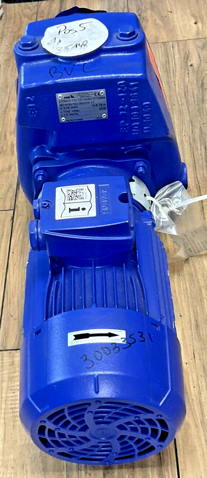 KSB ETPB032-032-120 PUMP GGXI01D100064 1740 1/MIN 60HZ