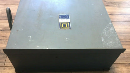 SQUARE D H81643ND NON FUSIBLE SAFETY SWITCH SERIES A2 100A 600VAC 60HP 6 POLE
