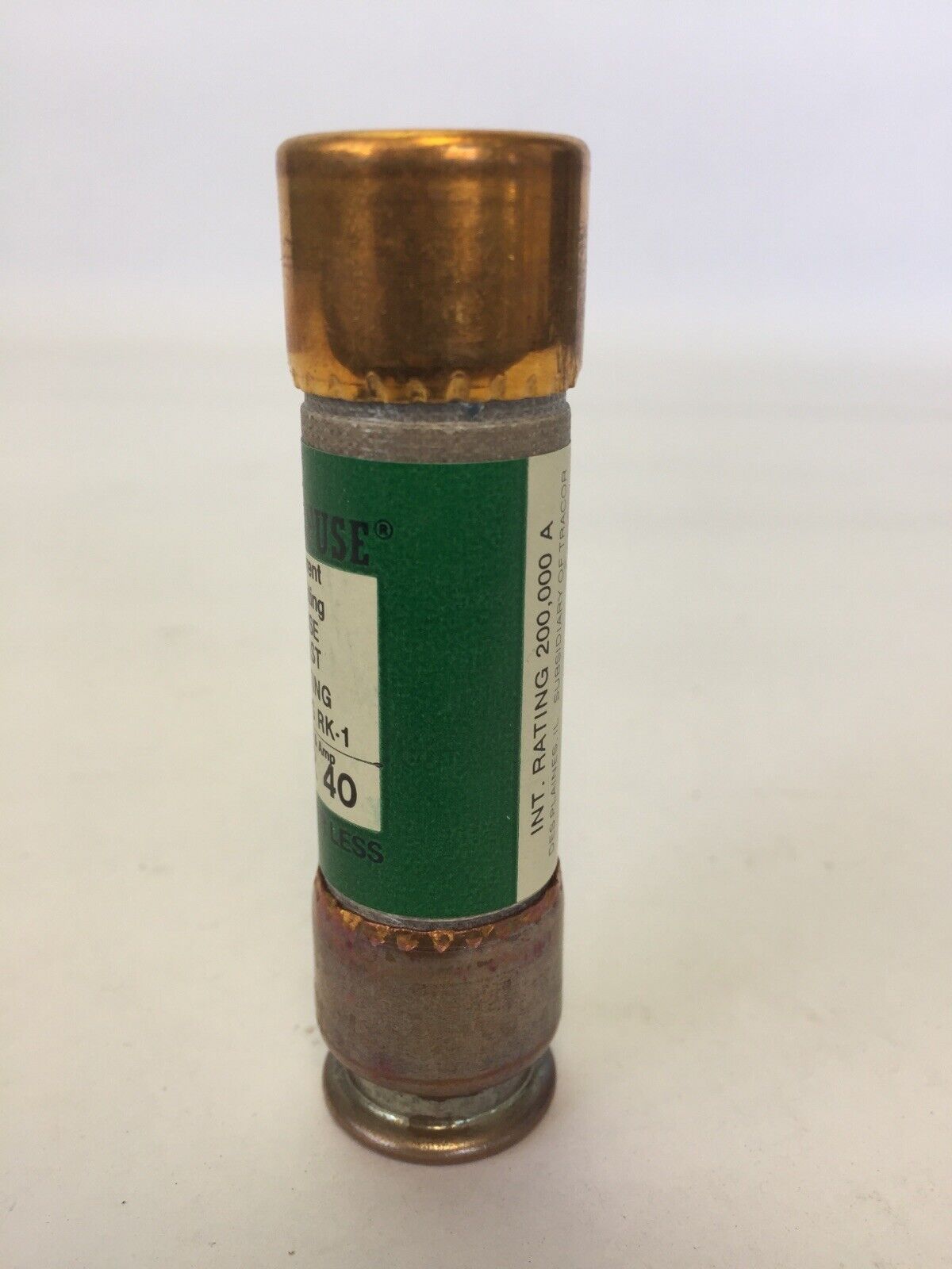 LITTELFUSE KLNR 40 CURRENT LIMITING FUSE CLASS RK-1 250VAC 40AMP (LOT OF 8)