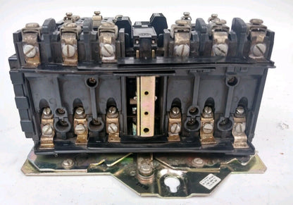 ALLEN-BRADLEY 505-BOD-7 SIZE 1 REVERSING STARTER  27A 600V 210HP 120V COIL B31