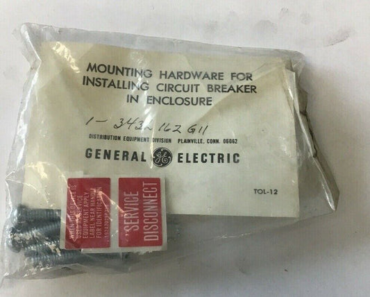 GENERAL ELECTRIC MOUNTING HARDWARE 1-343L162G11