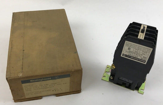 Westinghouse Industrial Control Relay BFE84F - 120V/110V Coil 178C603G01 - 10A