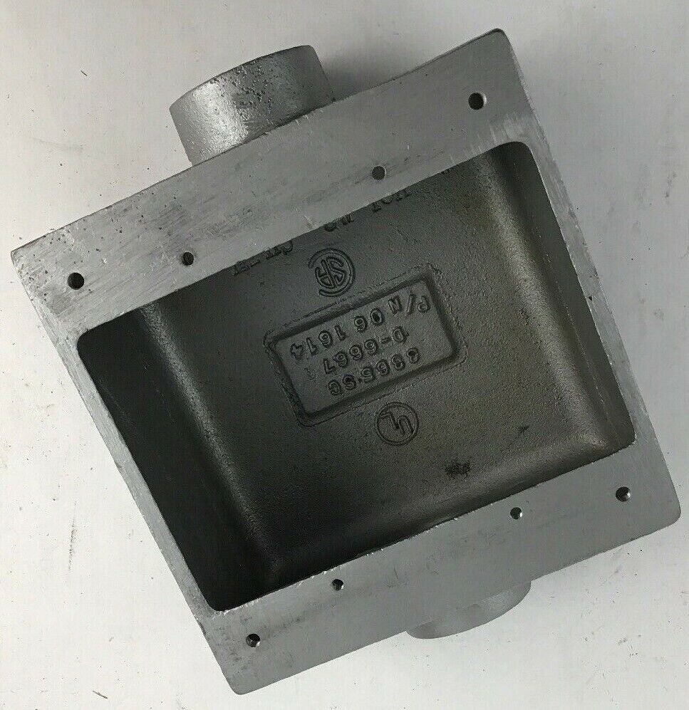 HUBBELL FD20-2 PIN&SLEEVE BACK BOX 20AMP 4&5 WIRE DEVICES 1"HUB