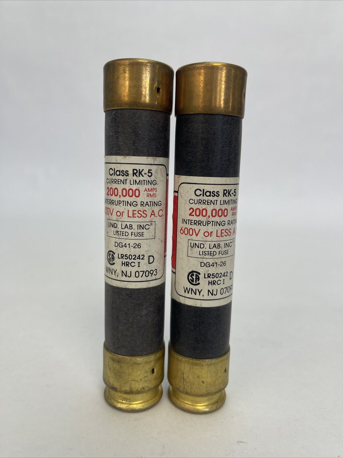 CEFCO CRS-R60 DUAL ELEMENT TIME DELAY CLASS RK5 60AMP 600VAC FUSE (LOT OF 2)