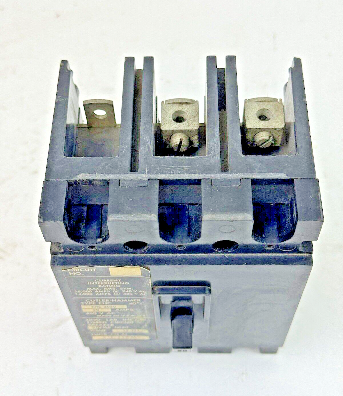 CUTLER-HAMMER / EATON - EHC3020 - CIRCUIT BREAKER - 20A/ 240 VAC/ 3 POLE