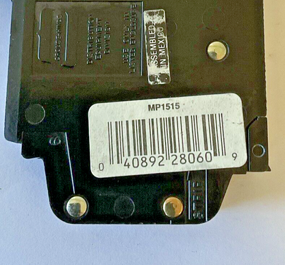 CROUSE-HINDS MP1515 CIRCUIT BREAKER 120/240VAC CTL TYPE MH/MM 2POLE