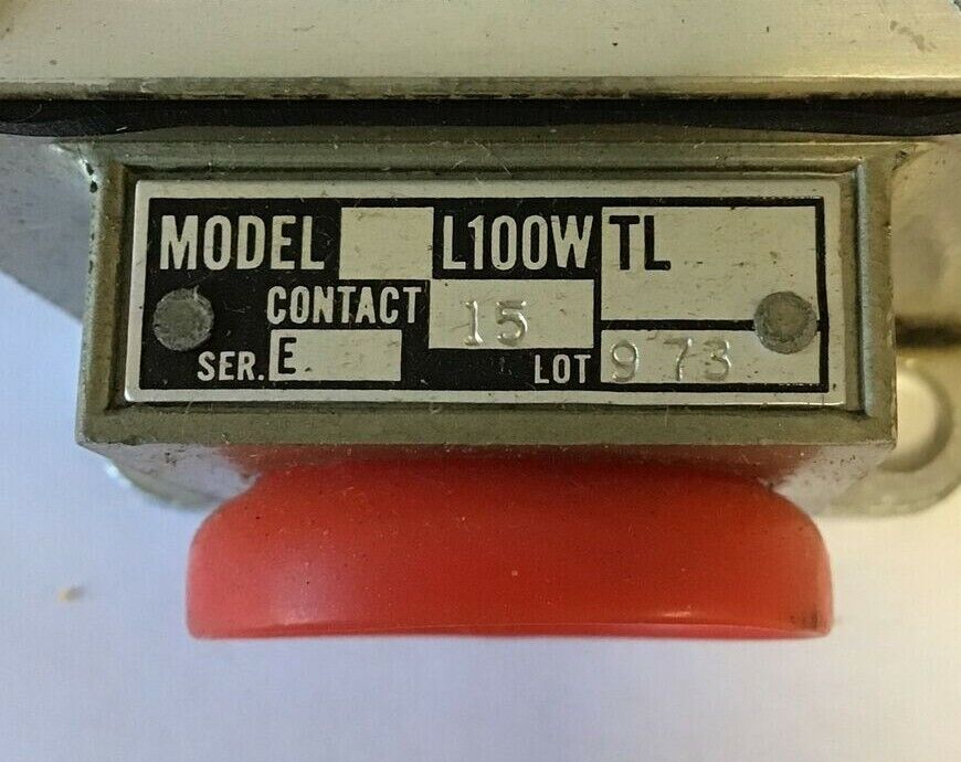 GOULD R.B.DENISON LIMIT SWITCH L100WTL-2M CONTACT 15