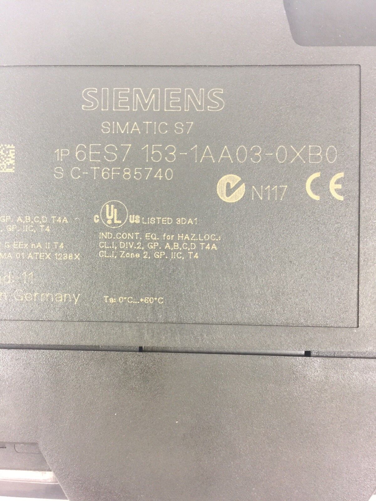 SIEMENS 6ES7 153-1AA03-0XB0 INTERFACE MODULE