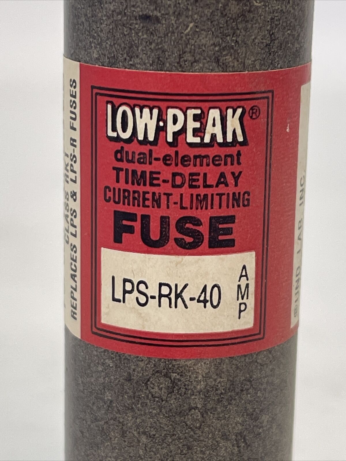 BUSS LPS-RK-40 LOW-PEAK DUAL ELEMENT TIME DELAY FUSE 600VAC 40AMP (LOT OF 10)