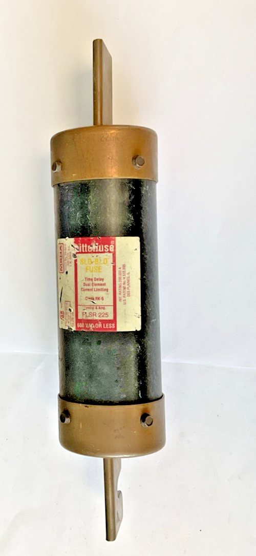 LITTLEFUSE FLSR225 SLO-BLO FUSE CLASS RK5 600VAC TIME DELAY