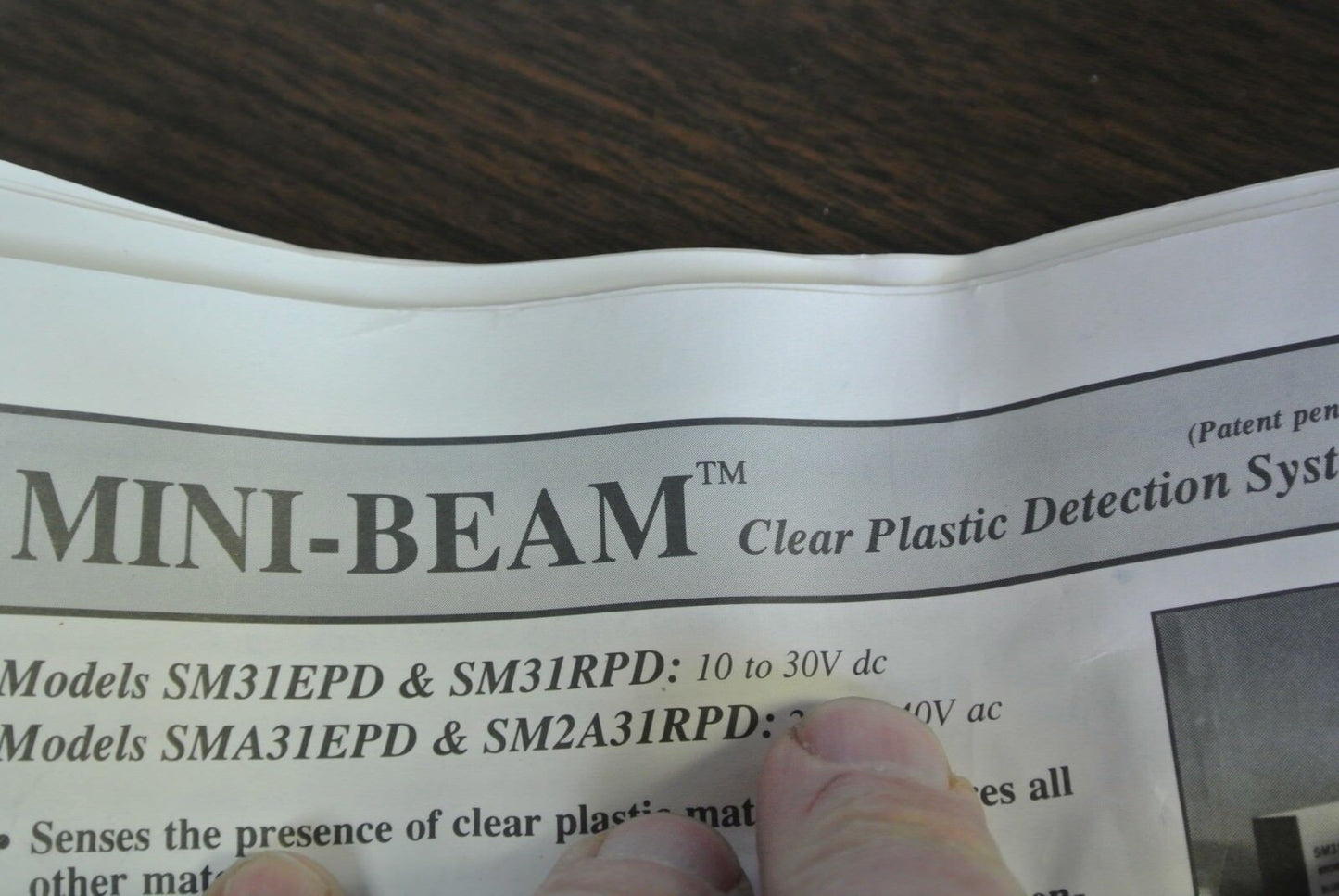BANNER SM2A31RPDQD / 26968 - DETECTION SYSTEM RECEIVER - NEW SURPLUS