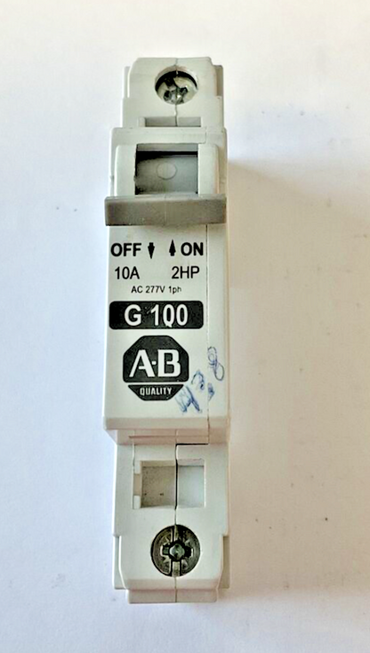ALLEN BRADLEY 1492-CB1G100 CIRCUIT BREAKER 10A 2HP SER.C ***LOTOF4***