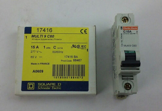 Square D Merlin Gerin 1-POLE Circuit Breaker MG 17416 (NEW IN BOX)