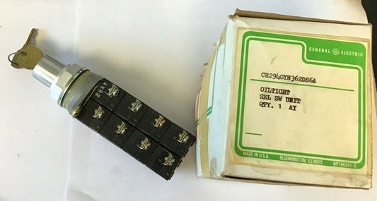 GENERAL ELECTRIC SELECTOR SWITCH CR2940YN362DS6A