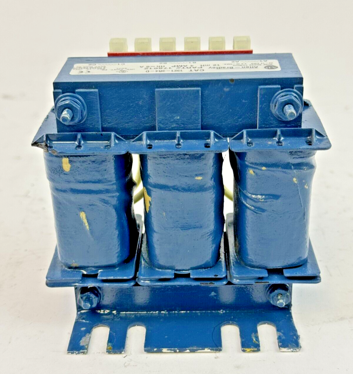 ALLEN-BRADLEY - 1321-3R4-D - LINE REACTOR - 4 AMP, 600 VAC, 3 PHASE. 60 Hz