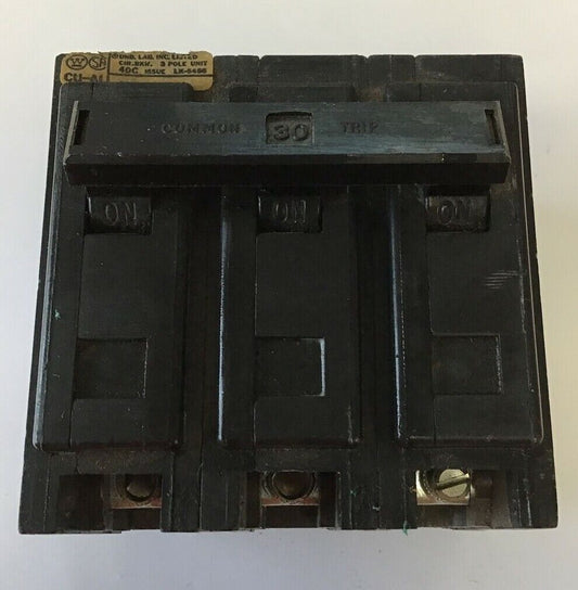 WESTINGHOUSE QPHW3030H CIRCUIT BREAKER 240VAC 3POLE