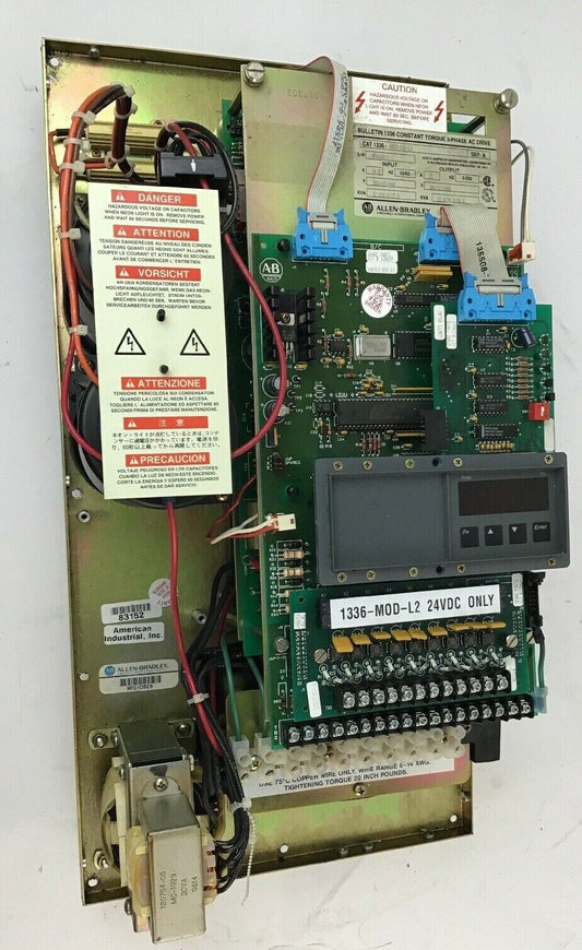 ALLEN BRADLEY AC DRIVE 1336-B020-EJE-L3***PART ONLY***FAN BROKEN***