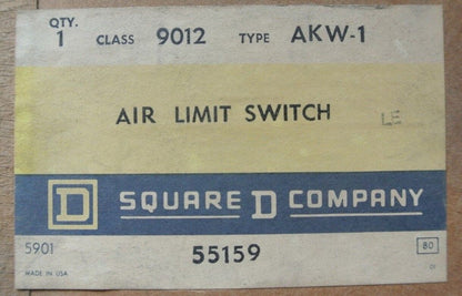 SQUARE D 9012 AKW-1 - AIR LIMIT SWITCH -  NEW SURPLUS