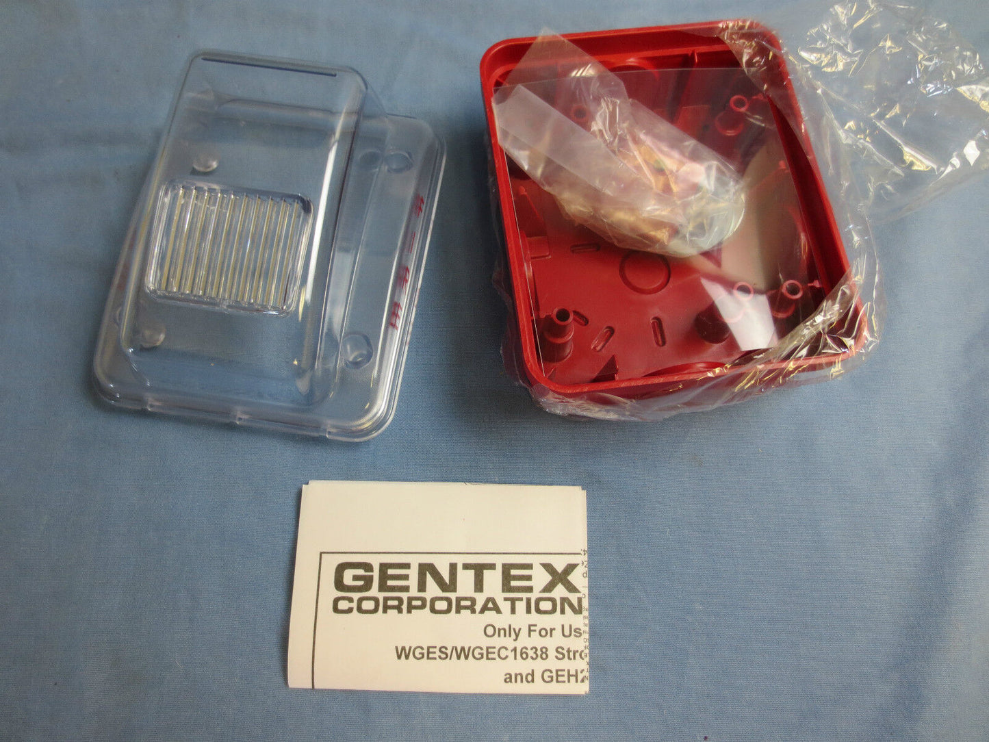 GENTEX GOE-R C2 WEATHERPROOF ENCLOSURE ASSEMBLY WALL MOUNT 801-0228-000 - RED