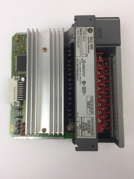 ALLEN BRADLEY 1746-0A16 SER C OUTPUT MODULE