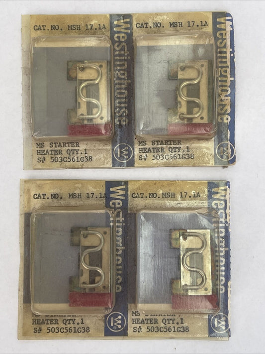 WESTINGHOUSE MSH17.1A HEATER (LOT OF 4)