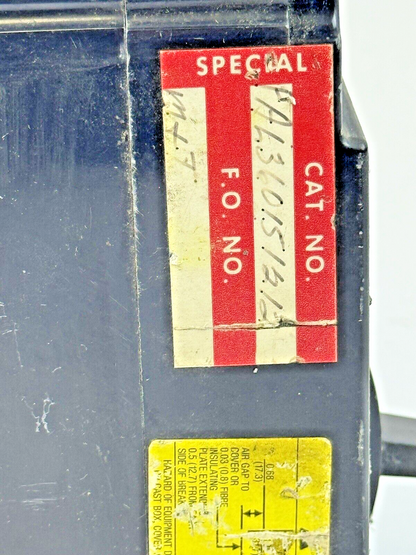 SQUARE D - FAL360151212 - CIRCUIT BREAKER W/ AUX SWITCH - 3 POLE/ 15 A/ 600 VAC